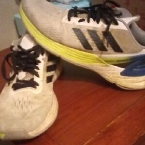 Adidas Sneakers with Black and Yellow Highlights